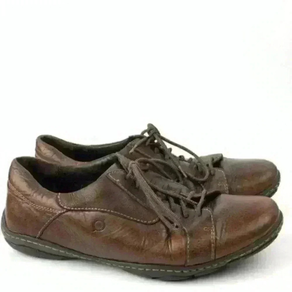 Born men’s flats size 44 10 M/W leather oxfords - Picture 1 of 8
